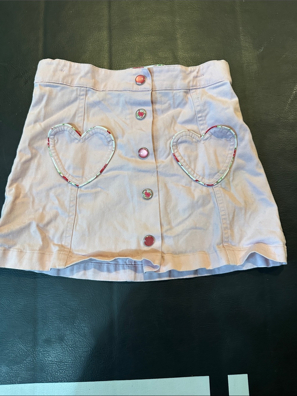 H&M Pink Floral-Trim Girls' Skirt